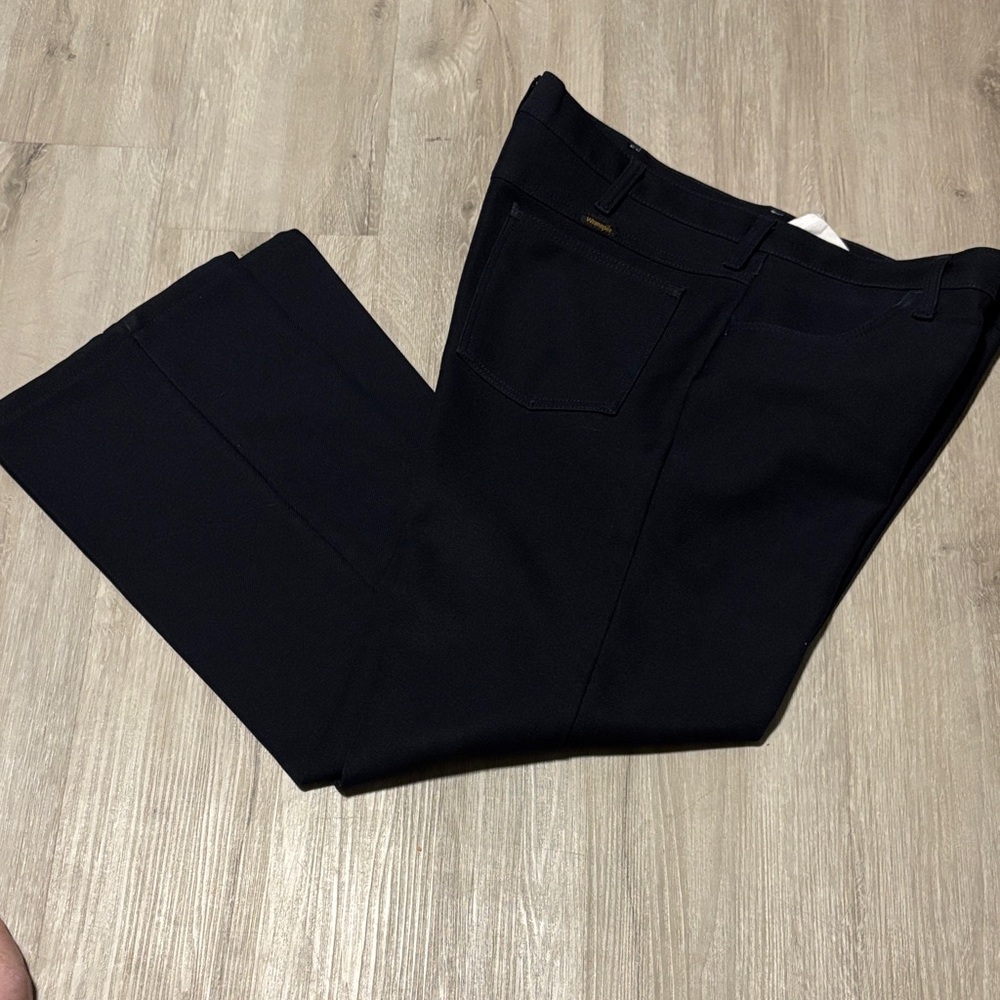 Wrangler‎ Dark Wash Straight Leg Trousers